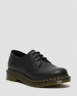 Dr. Martens Chaussures 1461 En Cuir Virginia Noir — Virginia Sale