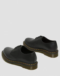 Dr. Martens Chaussures 1461 En Cuir Virginia Noir — Virginia Sale