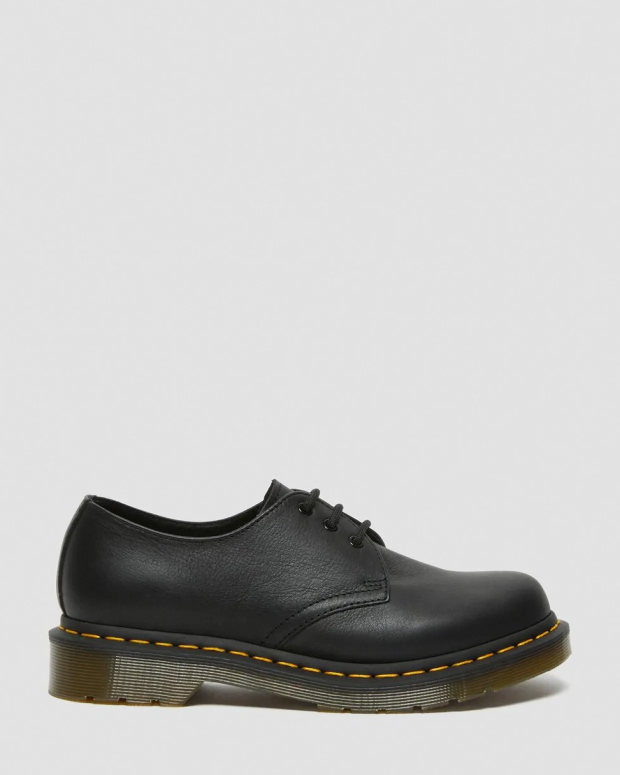 Dr. Martens Chaussures 1461 En Cuir Virginia Noir — Virginia Sale