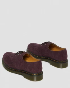 Dr. Martens Chaussures 1461 En Velours Côtelé Rouge Oxblood — Duchess Corduroy Shop