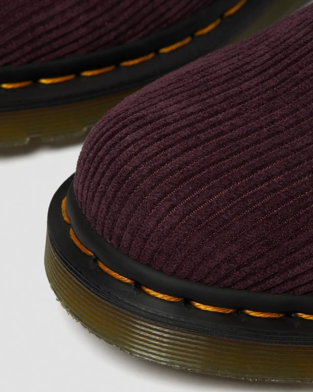 Dr. Martens Chaussures 1461 En Velours Côtelé Rouge Oxblood — Duchess Corduroy Shop