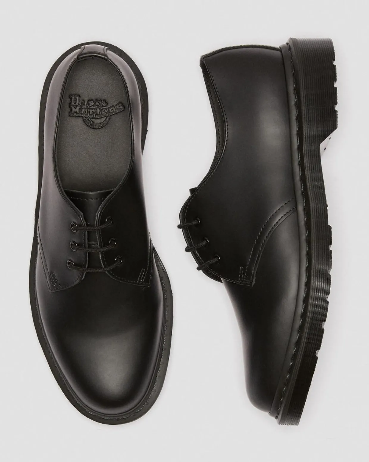 Dr. Martens Chaussures 1461 Mono En Cuir Smooth Noir — Smooth Leather Cheap