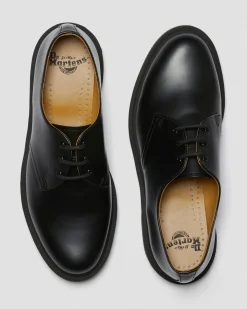 Dr. Martens Chaussures 1461 Narrow Plain Welt En Cuir Smooth Noir — Smooth Leather Shop