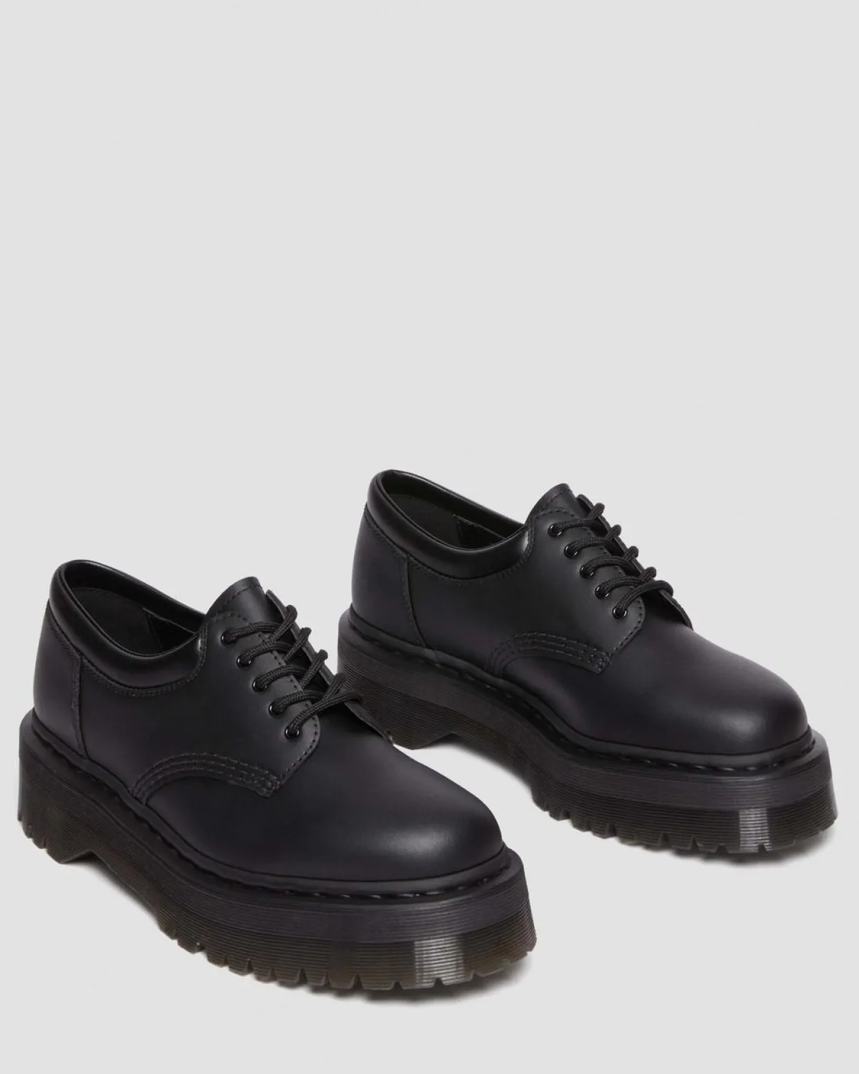 Dr. Martens Chaussures 8053 Quad Mono Vegan Noir — Felix Rub Off New