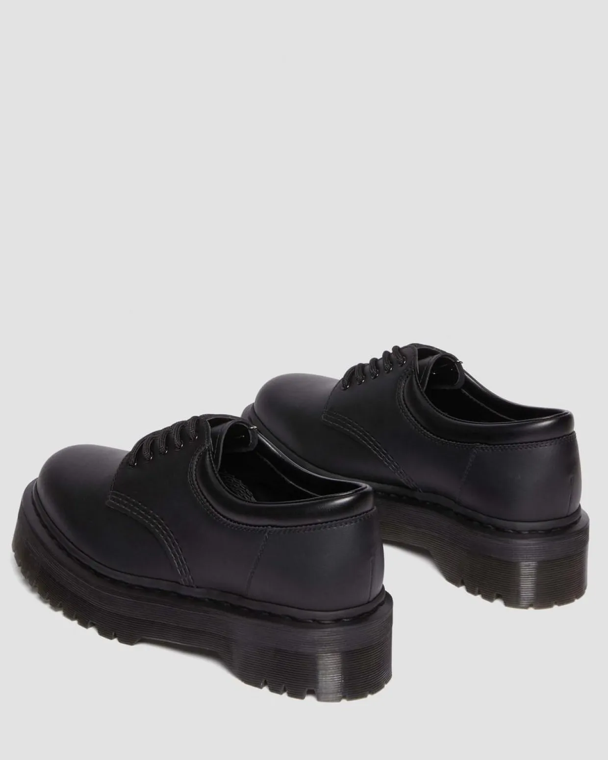 Dr. Martens Chaussures 8053 Quad Mono Vegan Noir — Felix Rub Off New