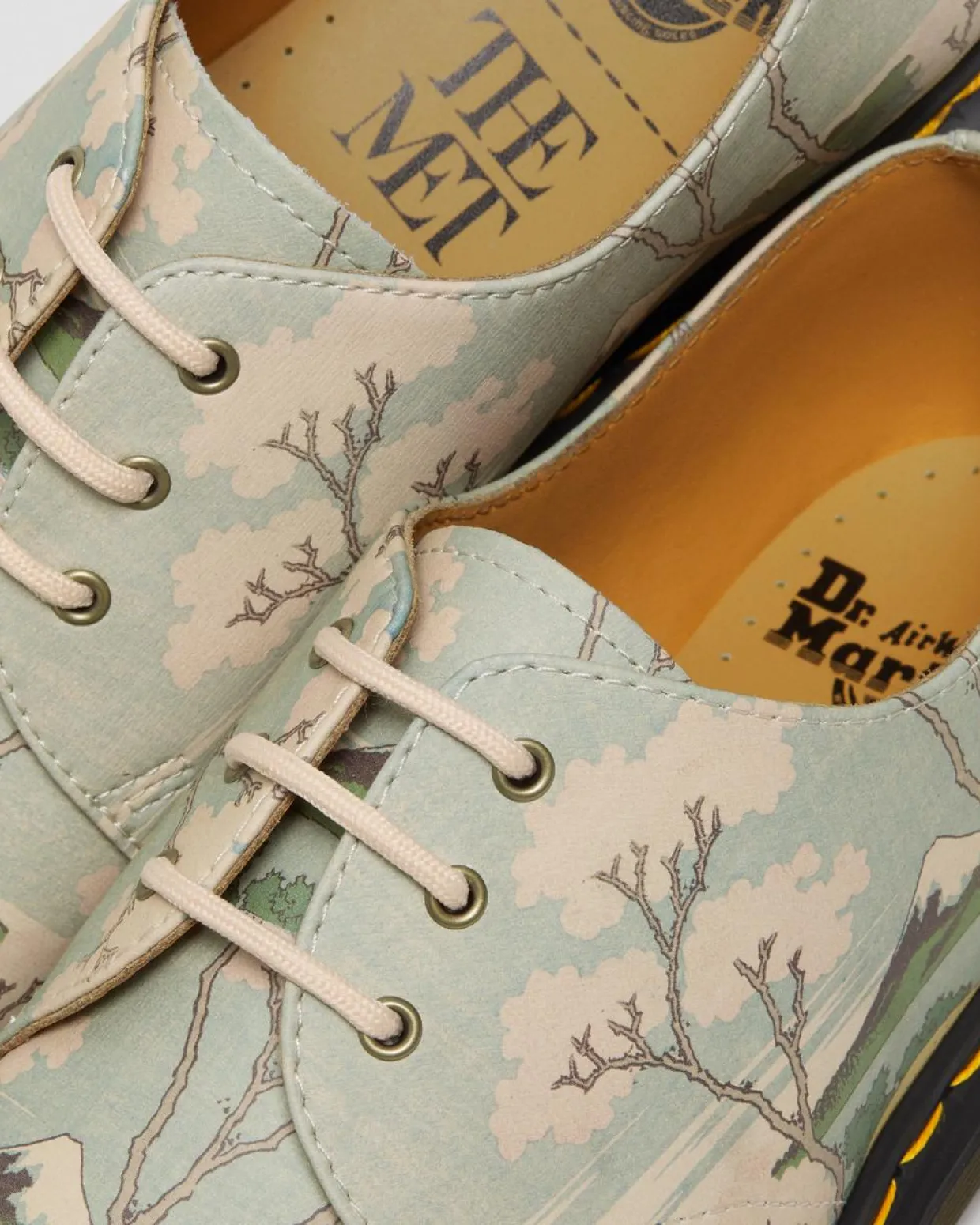 Dr. Martens Chaussures 1461 The Met Fuji En Cuir Multi — Masterpiece Discount