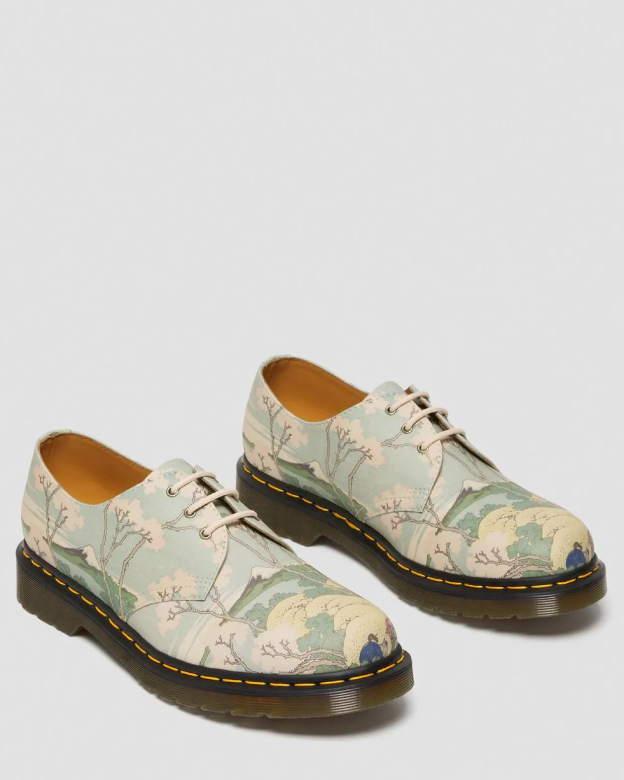 Dr. Martens Chaussures 1461 The Met Fuji En Cuir Multi — Masterpiece Discount