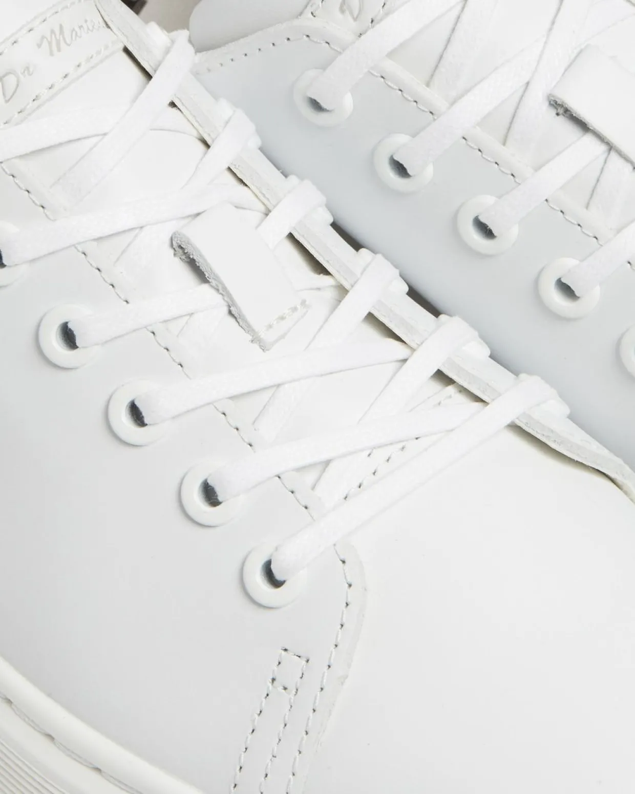 Dr. Martens Chaussures Casual Dante En Cuir Venice Blanc — Venice Best Sale