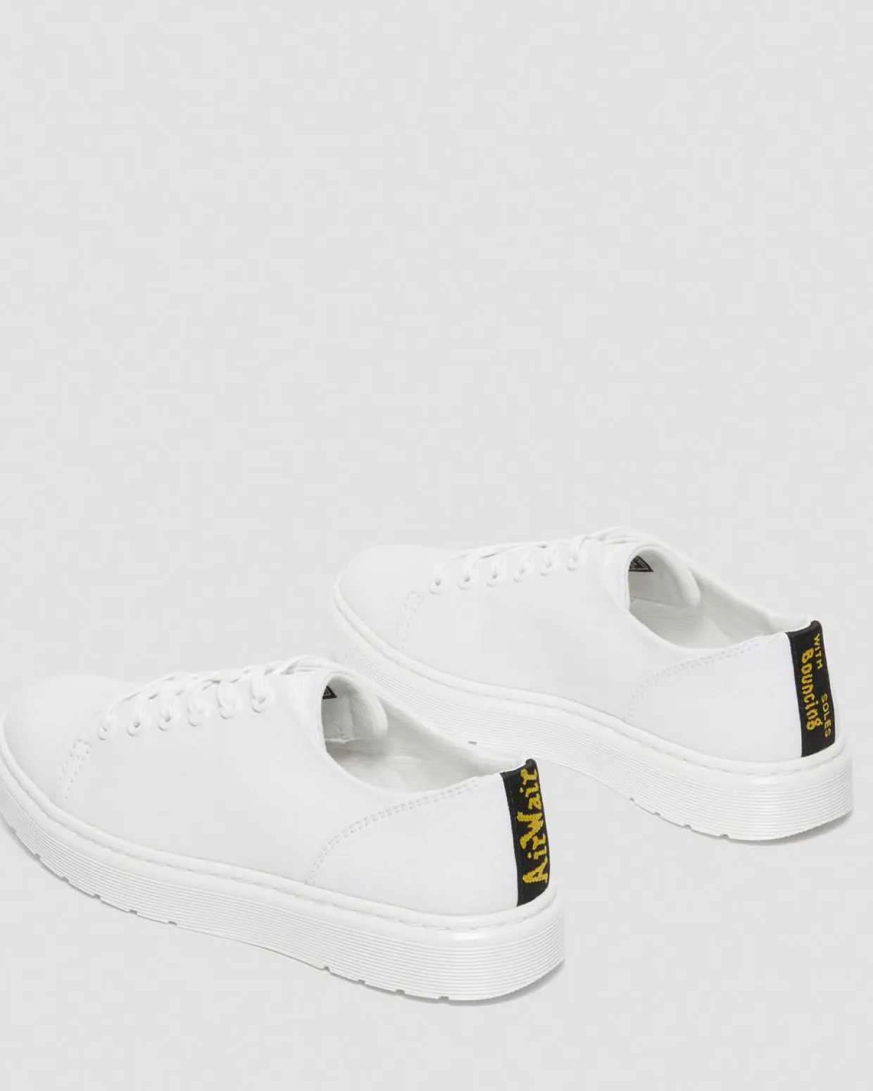 Dr. Martens Chaussures Casual Dante En Toile Blanc — Canvas Store