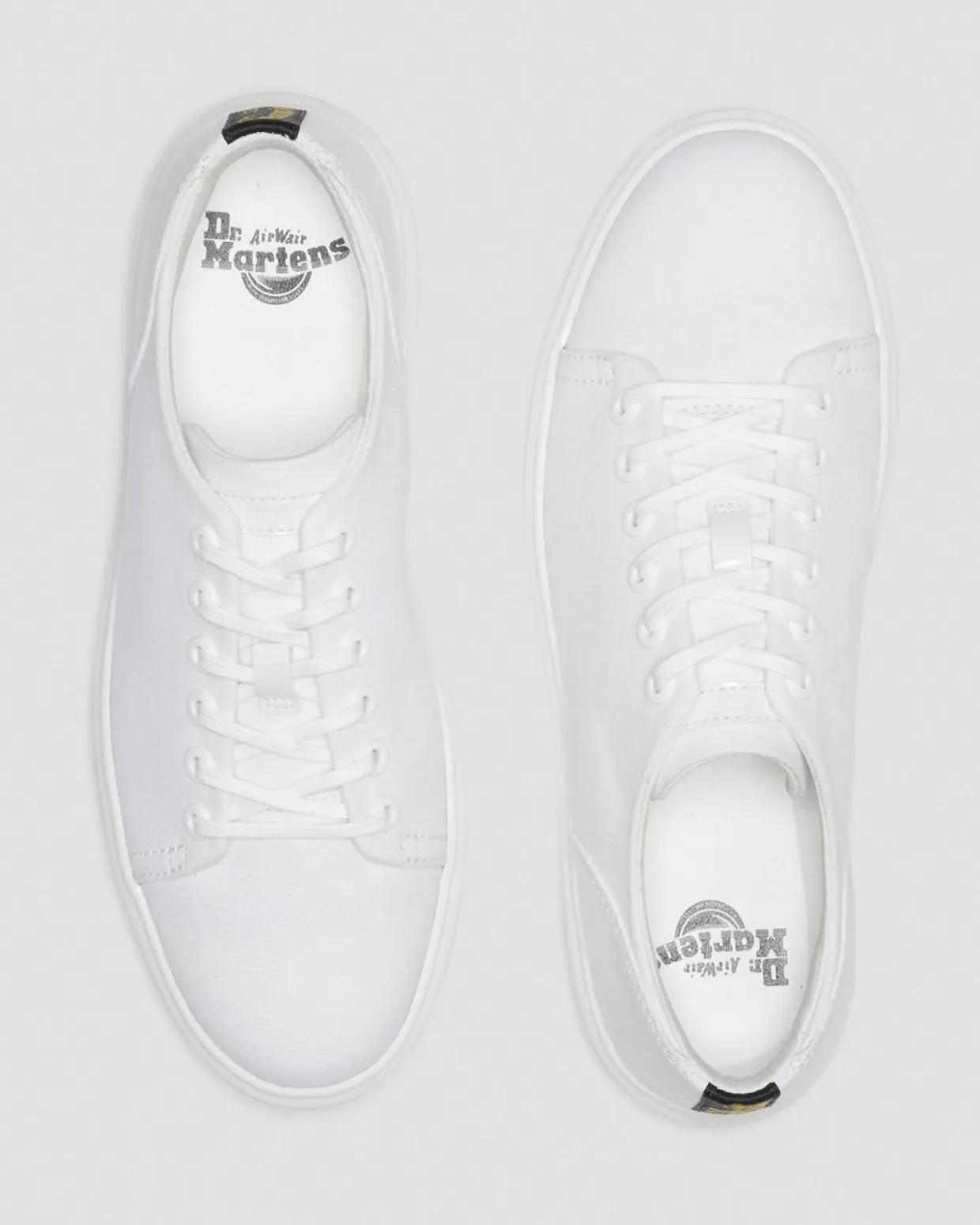 Dr. Martens Chaussures Casual Dante En Toile Blanc — Canvas Store