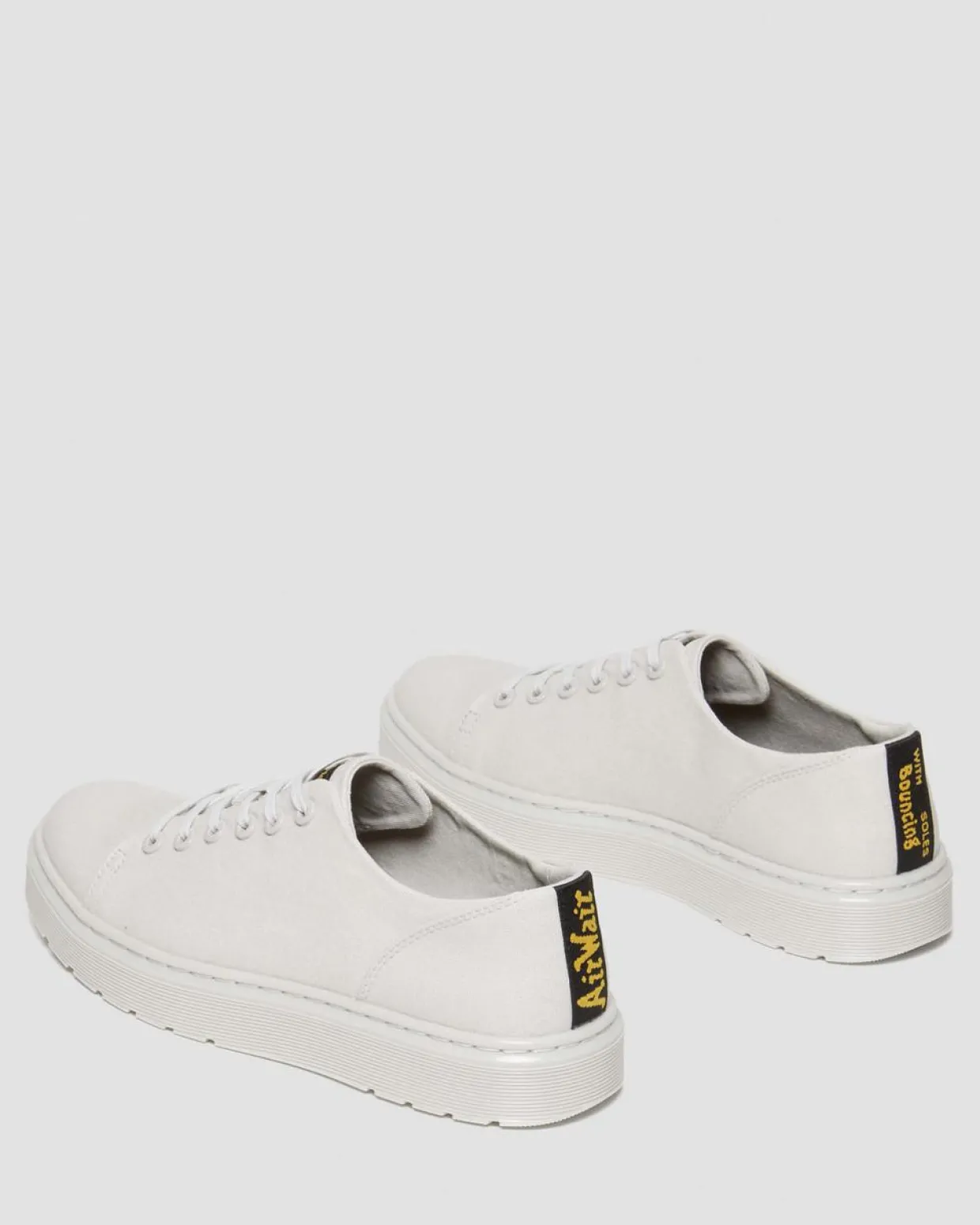 Dr. Martens Chaussures Casual Dante En Toile Cool Grey — Canvas Sale