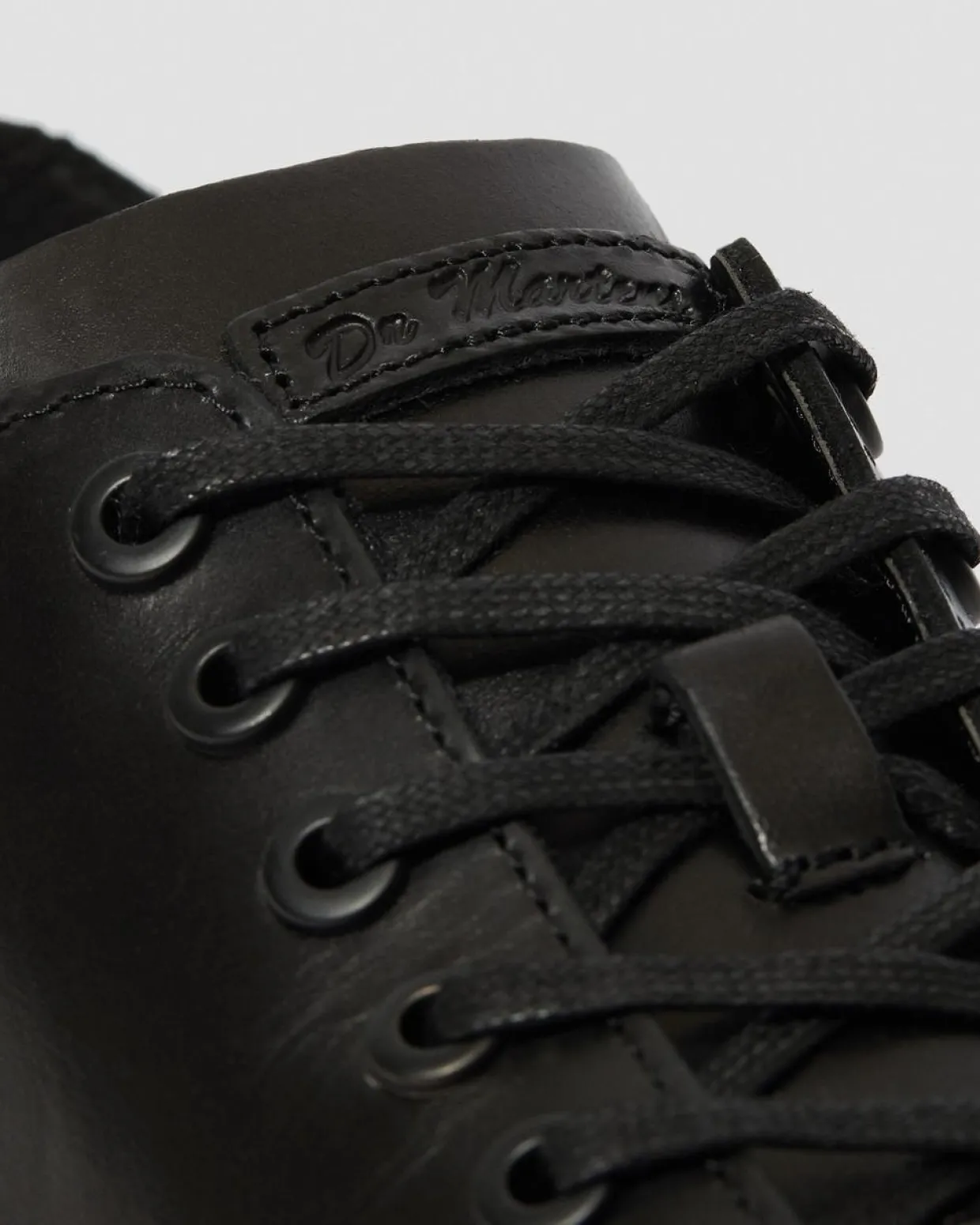 Dr. Martens Chaussures Casual Dante En Cuir Brando Noir — Brando Online