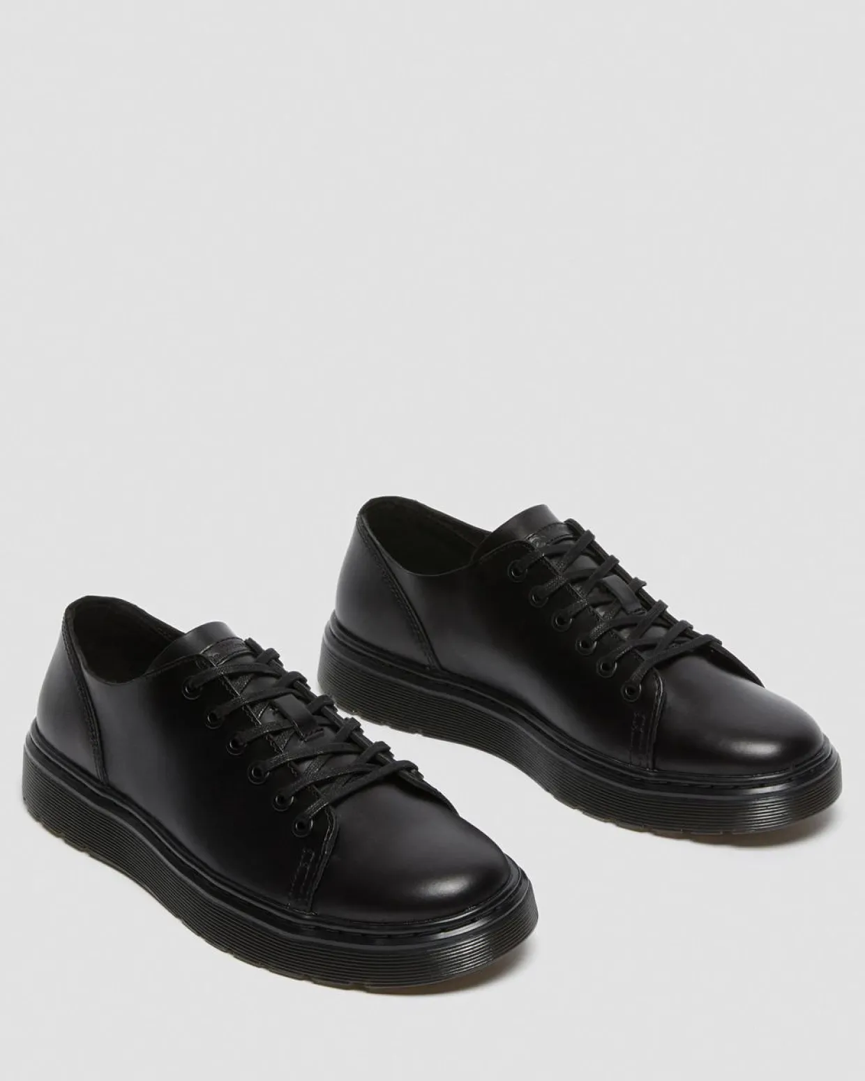 Dr. Martens Chaussures Casual Dante En Cuir Brando Noir — Brando Online