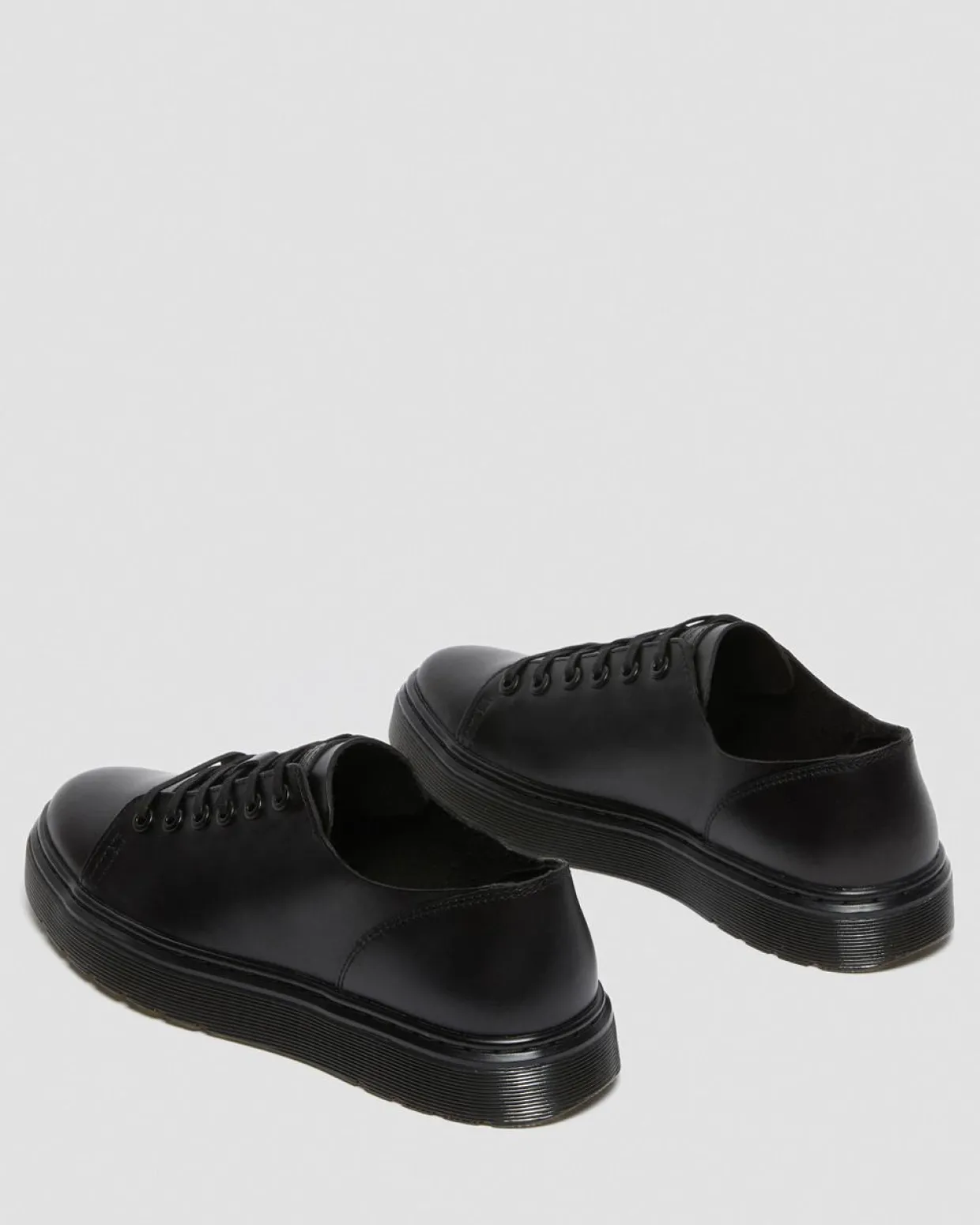 Dr. Martens Chaussures Casual Dante En Cuir Brando Noir — Brando Online