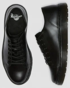Dr. Martens Chaussures Casual Dante En Cuir Brando Noir — Brando Online