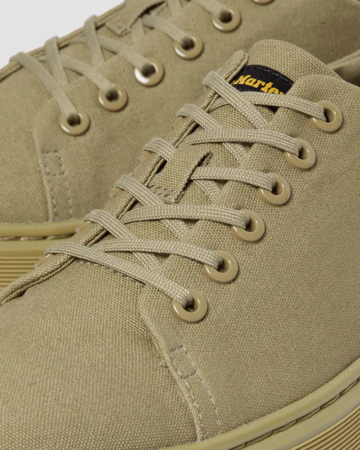 Dr. Martens Chaussures Casual Dante En Toile Muted Olive — Canvas Discount