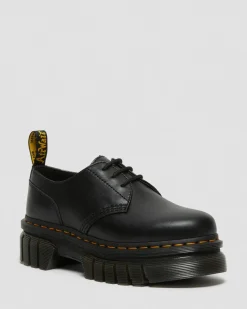 Dr. Martens Chaussures Plateformes Audrick En Cuir Nappa Lux Noir — Nappa Lux Clearance