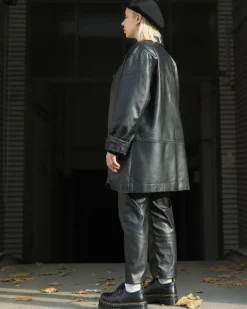 Dr. Martens Chaussures Plateformes Audrick En Cuir Nappa Lux Noir — Nappa Lux Clearance
