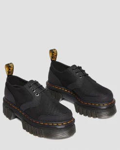 Dr. Martens CHAUSSURES PLATEFORMES AUDRICK Noir — Ajax+Extra Tough 50/50 Hot