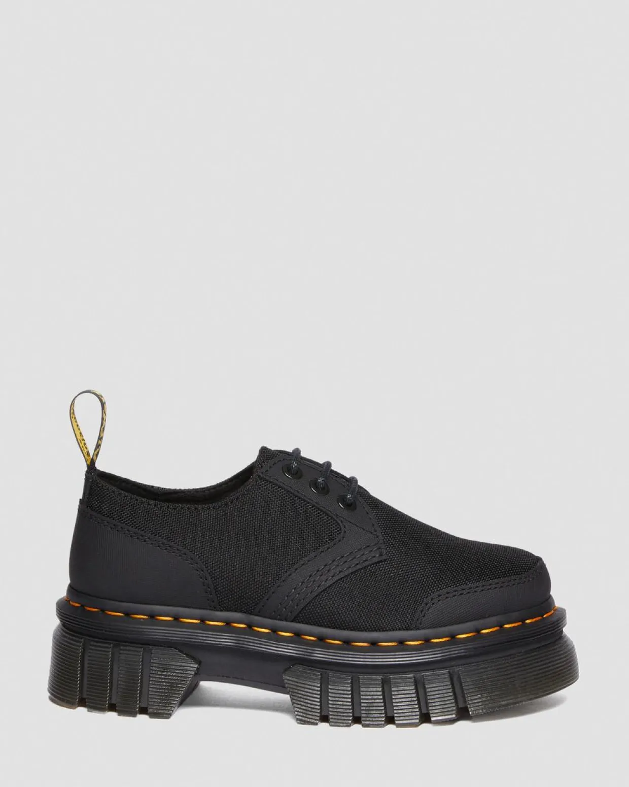 Dr. Martens CHAUSSURES PLATEFORMES AUDRICK Noir — Ajax+Extra Tough 50/50 Hot
