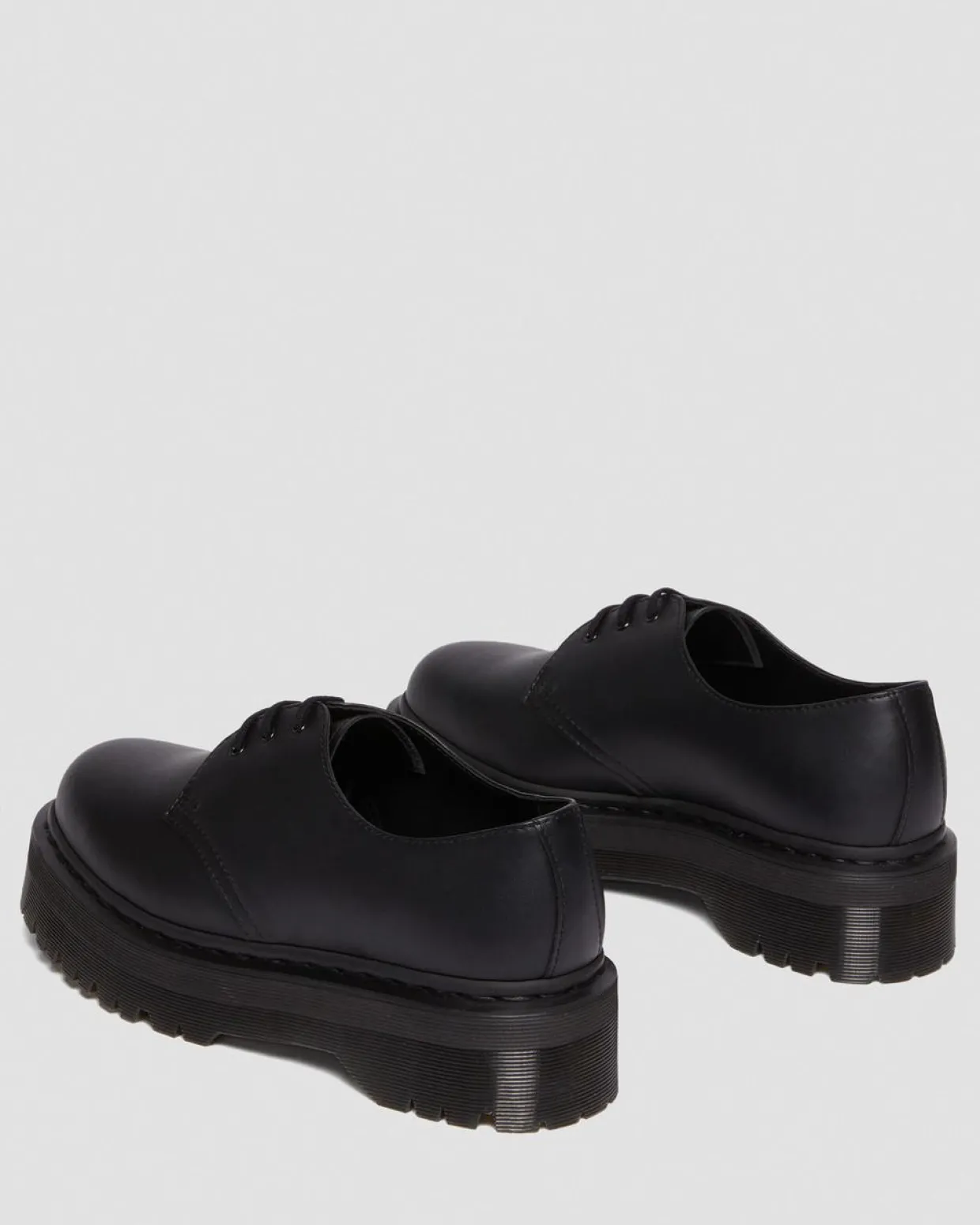 Dr. Martens Chaussures Plateformes Quad 1461 Felix Mono Vegan Noir — Felix Rub Off Online