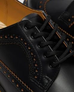 Dr. Martens Chaussures Richelieus 3989 Vintage En Cuir Quilon Noir — Quilon Outlet