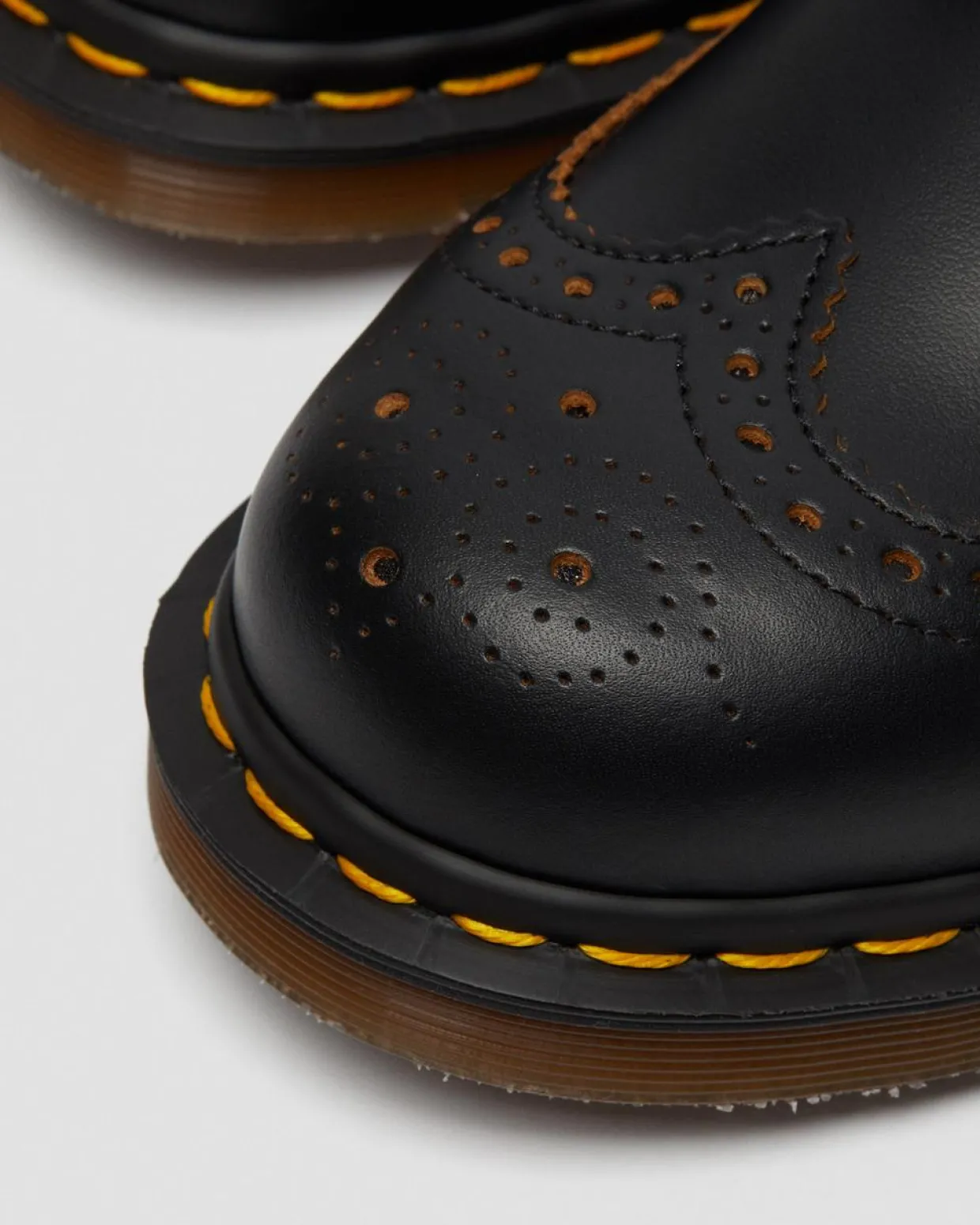 Dr. Martens Chaussures Richelieus 3989 Vintage En Cuir Quilon Noir — Quilon Outlet