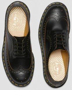 Dr. Martens Chaussures Richelieus 3989 Vintage En Cuir Quilon Noir — Quilon Outlet