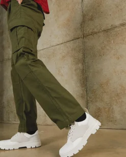 Dr. Martens Chaussures Utilitaires Reeder En Daim Et En Poly Off White+Natural — Poly Ripstop + Eh Suede + Ajax Discount