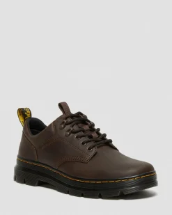 Dr. Martens Chaussures Utilitaires Reeder En Cuir Crazy Horse Marron foncé — Crazy Horse Cheap