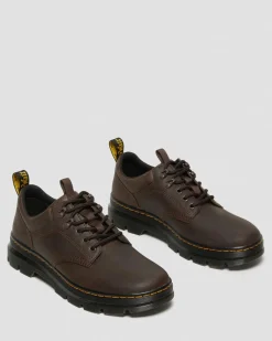 Dr. Martens Chaussures Utilitaires Reeder En Cuir Crazy Horse Marron foncé — Crazy Horse Cheap