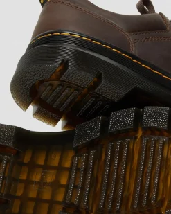 Dr. Martens Chaussures Utilitaires Reeder En Cuir Crazy Horse Marron foncé — Crazy Horse Cheap