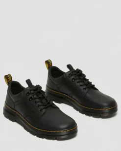 Dr. Martens Chaussures Utilitaires Reeder En Cuir Wyoming Noir — Wyoming Best