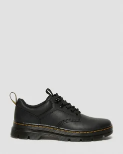 Dr. Martens Chaussures Utilitaires Reeder En Cuir Wyoming Noir — Wyoming Best