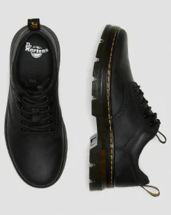 Dr. Martens Chaussures Utilitaires Reeder En Cuir Wyoming Noir — Wyoming Best
