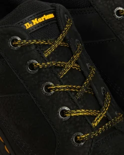 Dr. Martens Chaussures Woodard En Cuir Tumbled Nubuck à Zip Noir — Titan Online