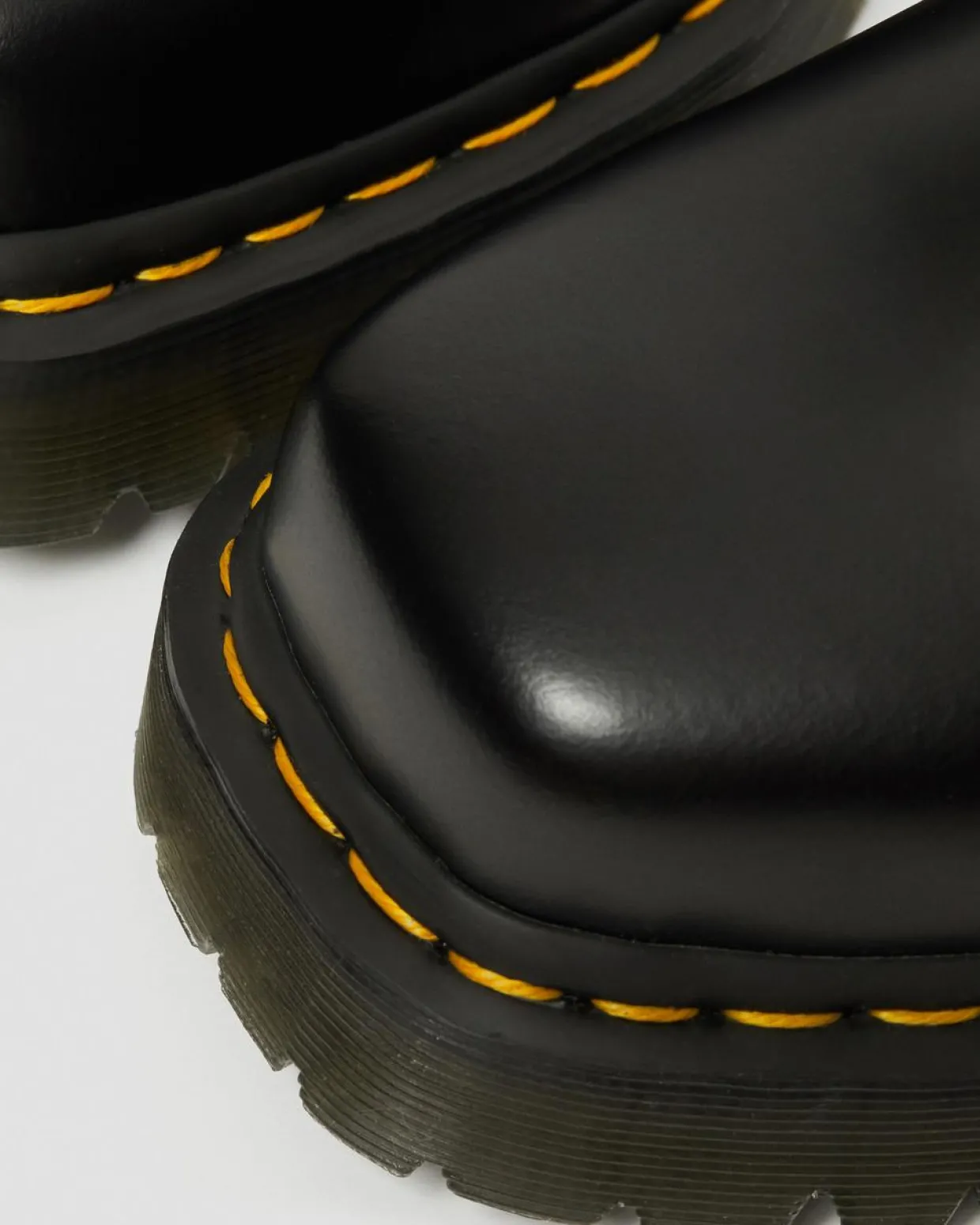 Dr. Martens Chelsea Boots 2976 Bex En Cuir à Bouts Carrés Noir — Polished Smooth Cheap