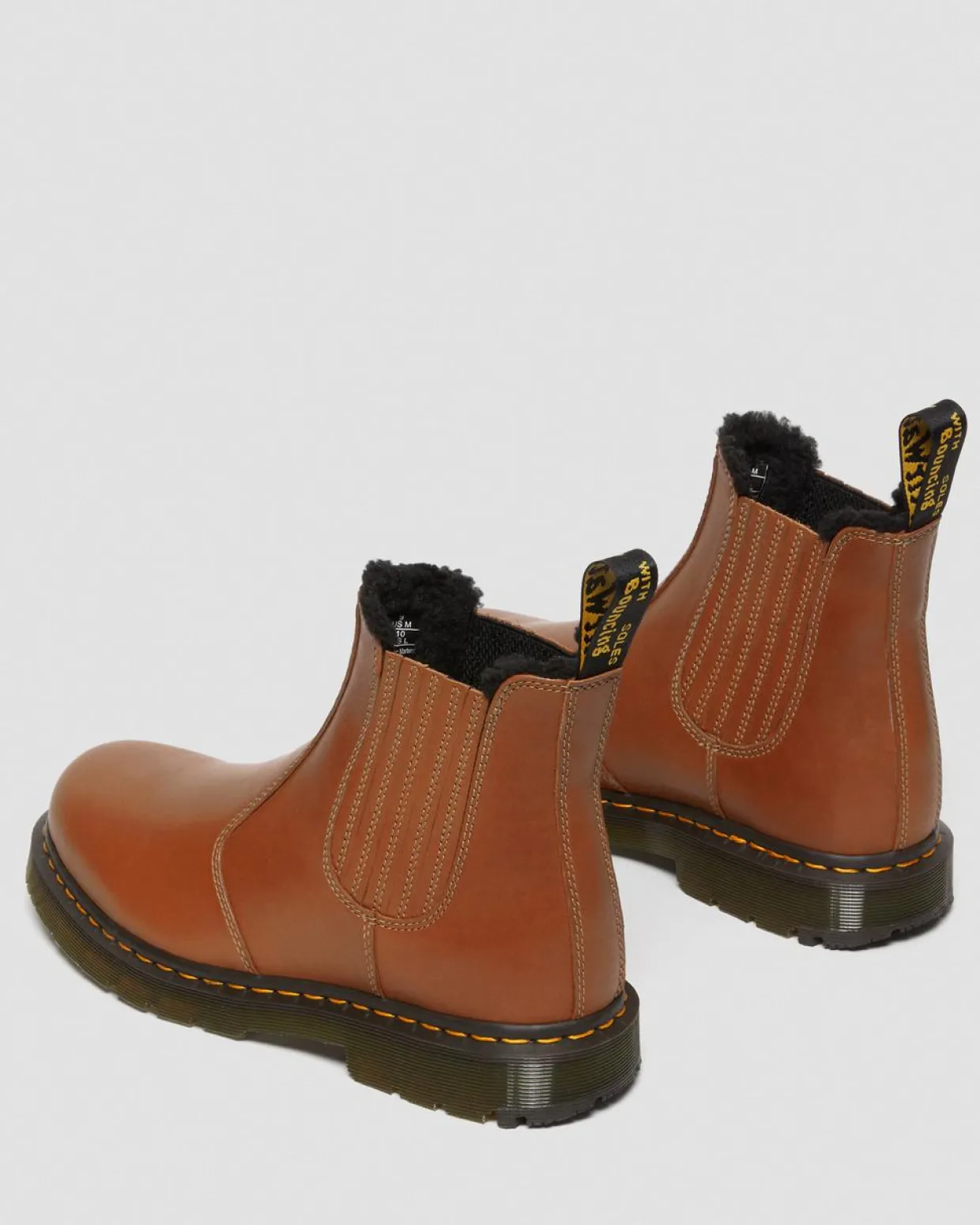 Dr. Martens Chelsea Boots 2976 DM's Wintergrip En Cuir Camel — Blizzard Wp Discount