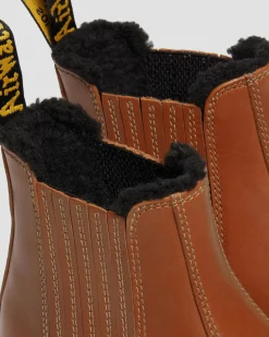 Dr. Martens Chelsea Boots 2976 DM's Wintergrip En Cuir Camel — Blizzard Wp Discount