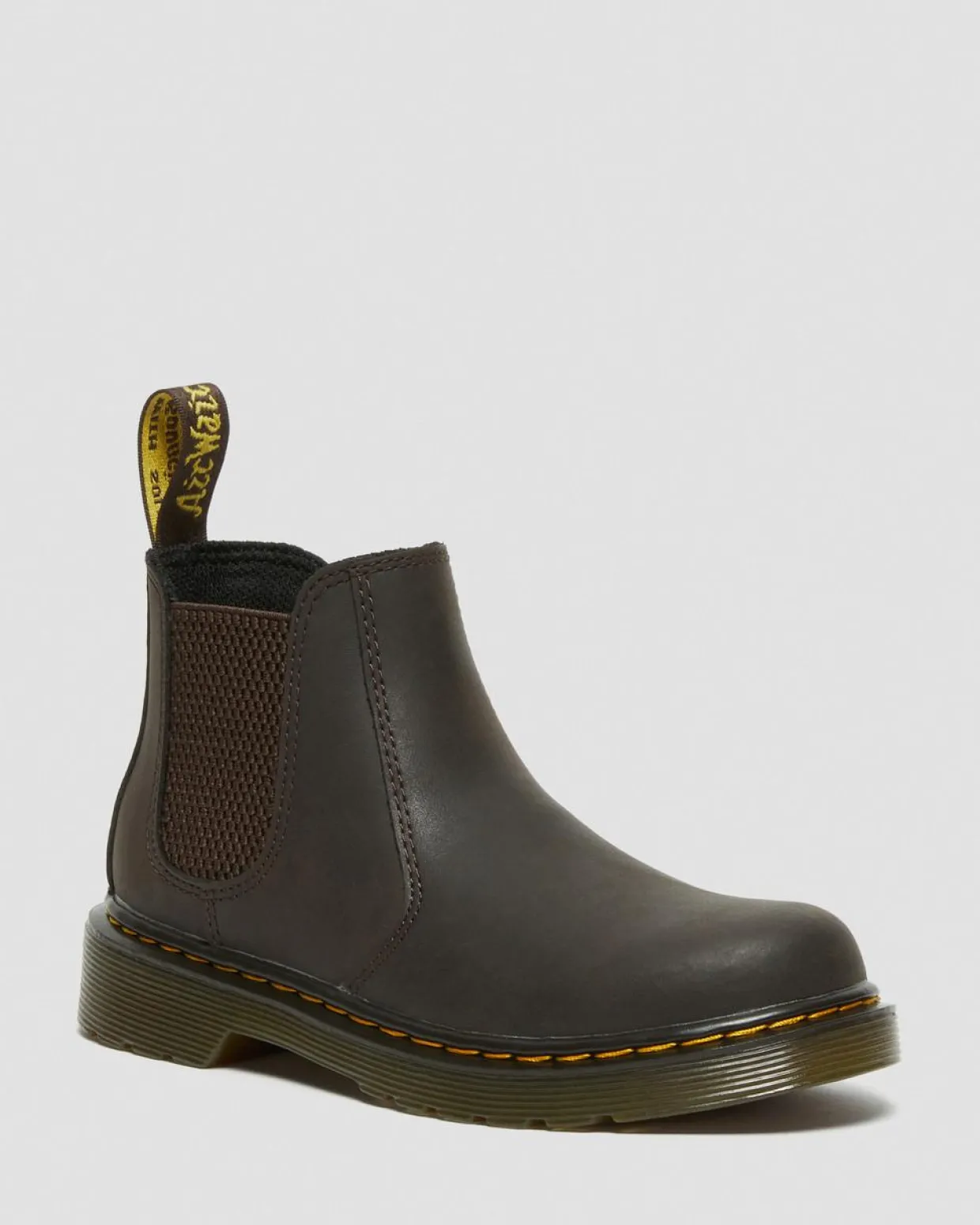 Dr. Martens CHELSEA BOOTS 2976 EN CUIR JUNIOR Marron foncé — Wildhorse Lamper Best Sale