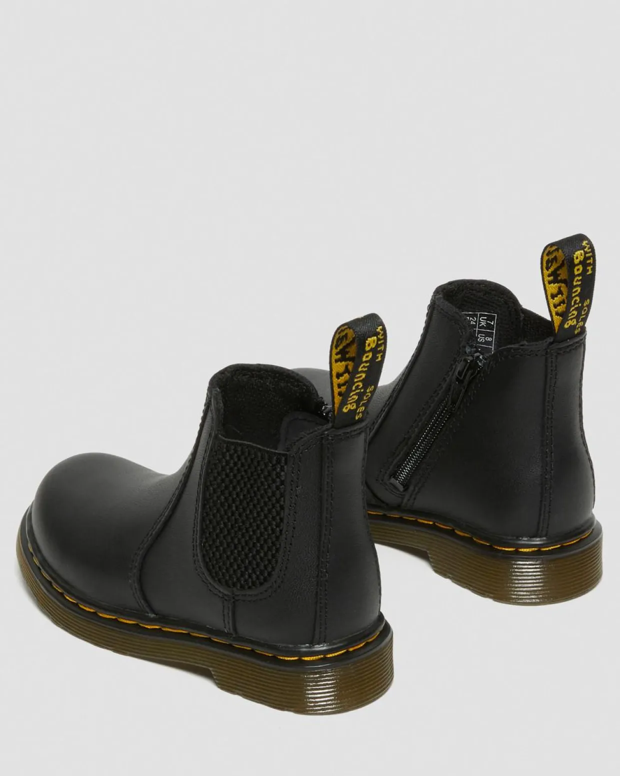 Dr. Martens Chelsea Boots 2976 En Cuir Softy T Pour Tout-petit Noir — Softy T Hot