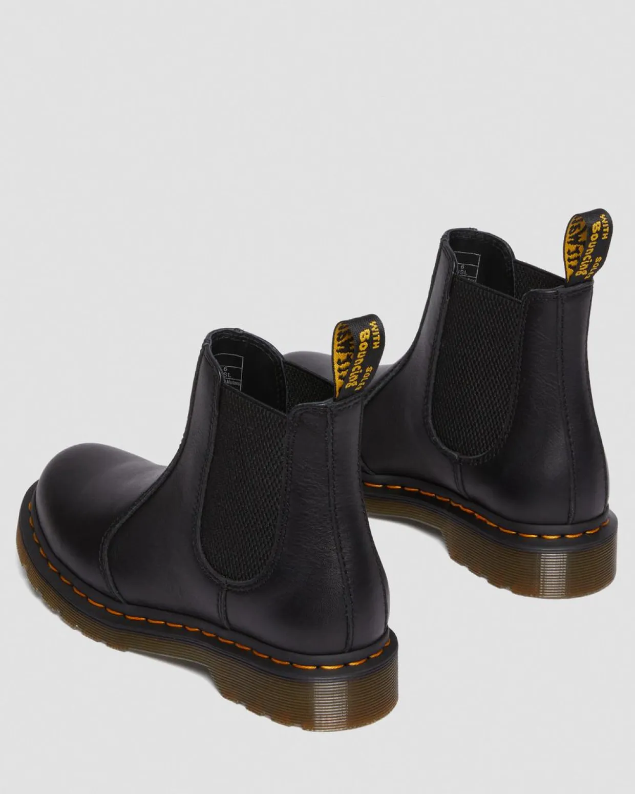 Dr. Martens Chelsea Boots 2976 En Cuir Virginia Noir — Virginia Clearance