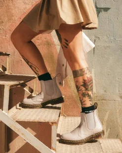 Dr. Martens Chelsea Boots 2976 En Cuir Virginia VINTAGE TAUPE — Virginia Best