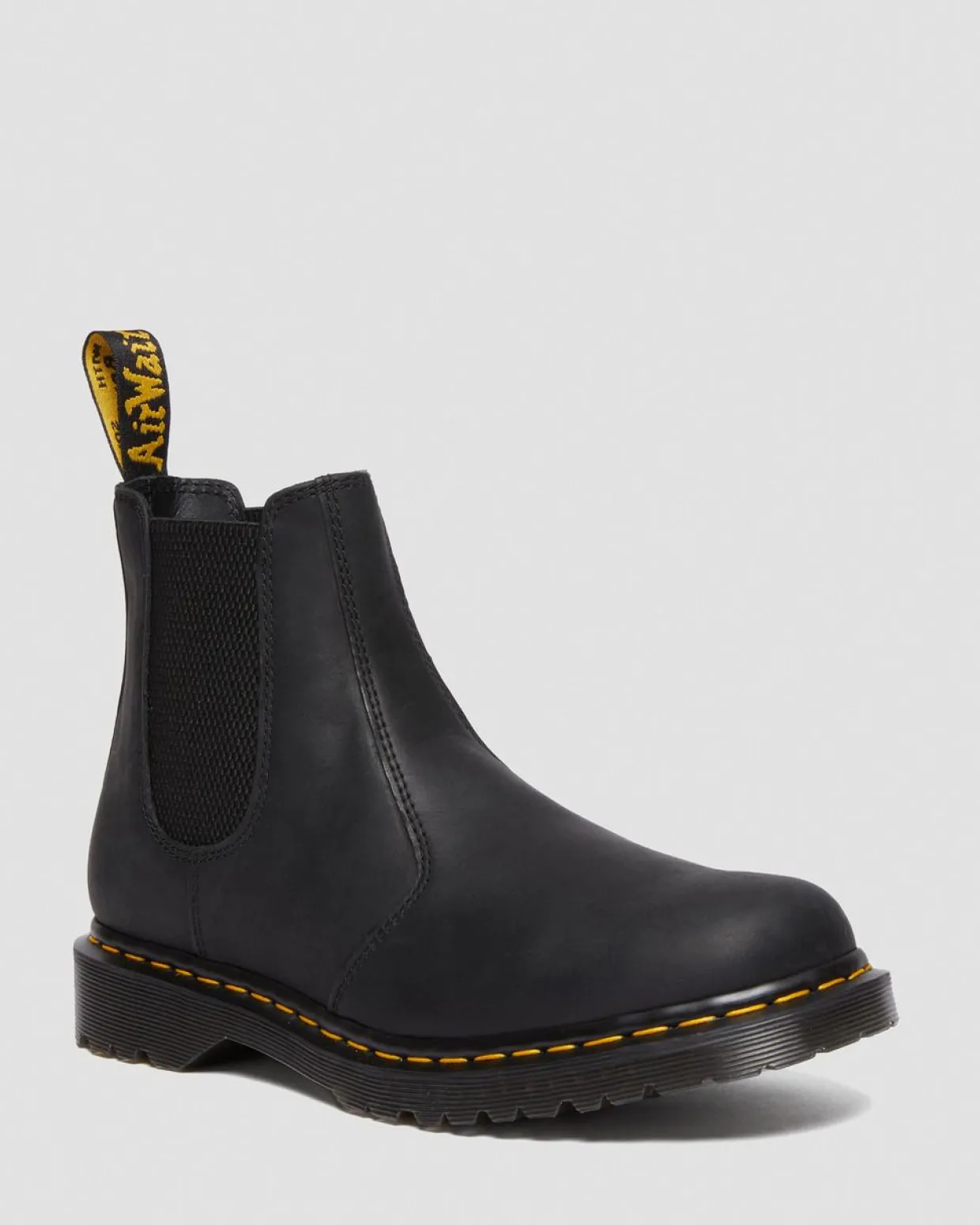 Dr. Martens Chelsea Boots 2976 En Cuir Waxed Full Grain Noir — Waxed Full Grain Sale