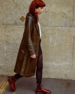 Dr. Martens Chelsea Boots 2976 Leonore Abruzzo Doublées De Fourrure Synthétique Marron — Abruzzo Wp Flash Sale