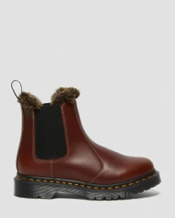 Dr. Martens Chelsea Boots 2976 Leonore Abruzzo Doublées De Fourrure Synthétique Marron — Abruzzo Wp Flash Sale