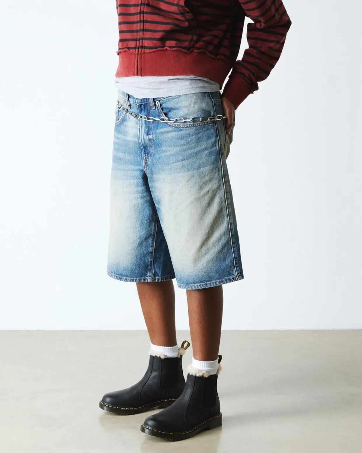 Dr. Martens Chelsea Boots 2976 Leonore Doublées De Fourrure Synthétique Noir — Burnished Wyoming Flash Sale