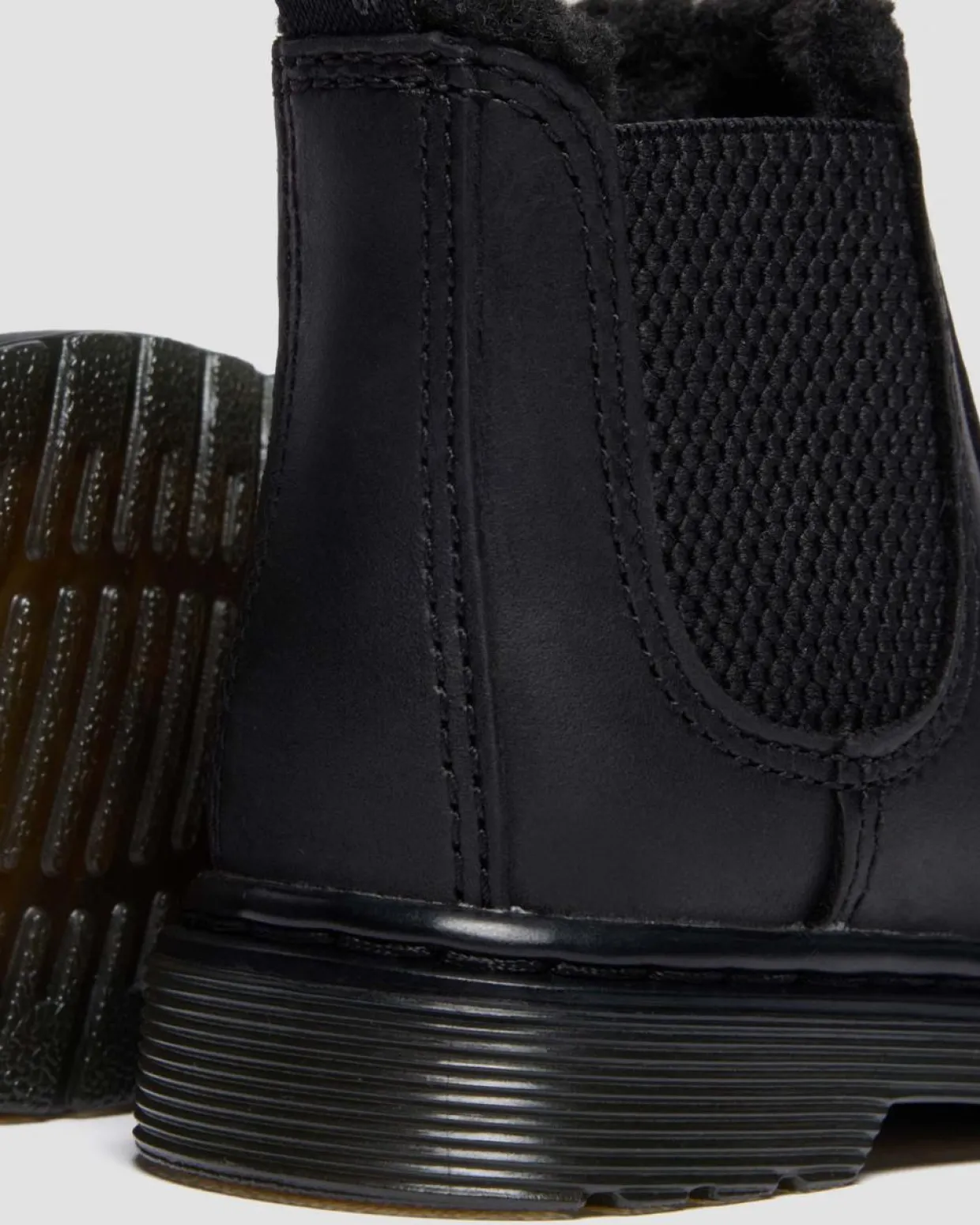 Dr. Martens Chelsea Boots 2976 Leonore Fourrées Pour Tout-petit Noir — Republic Waterproof Cheap