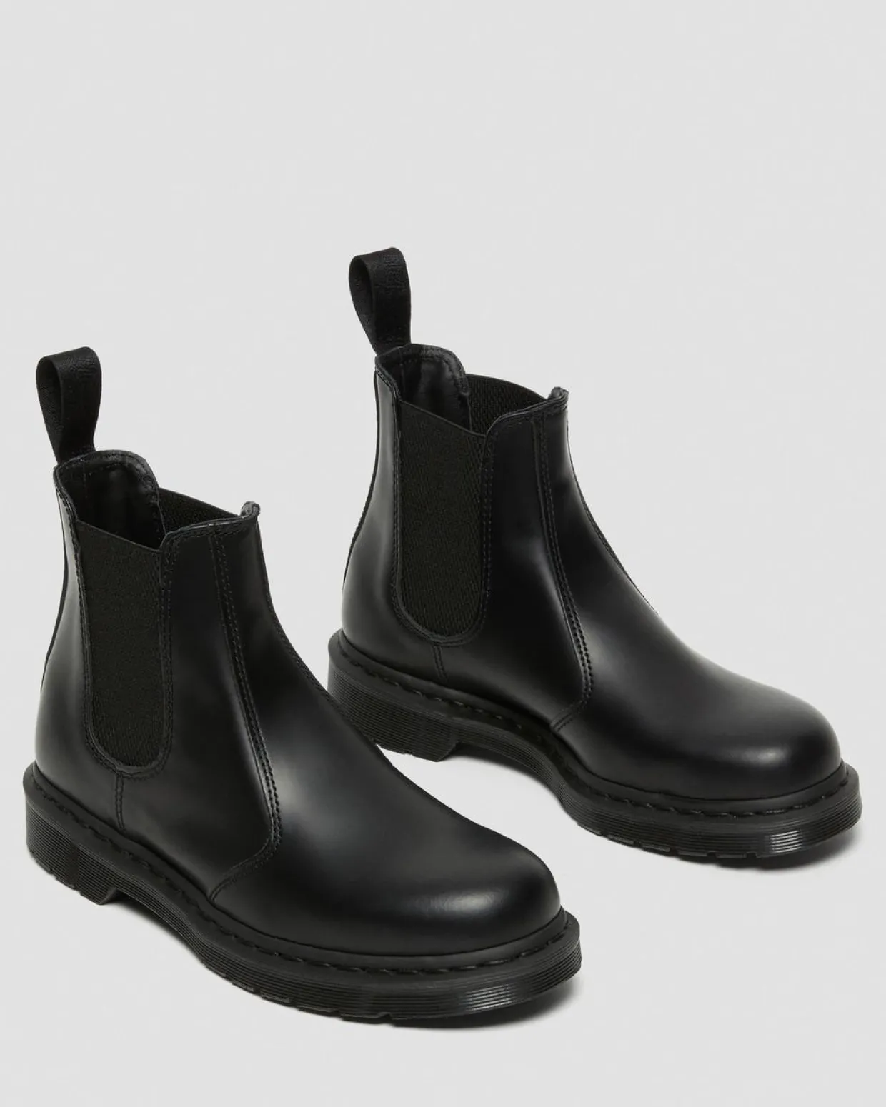 Dr. Martens Chelsea Boots 2976 Mono En Cuir Smooth Noir — Smooth Leather Hot