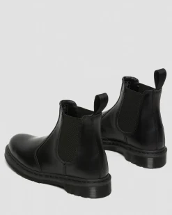 Dr. Martens Chelsea Boots 2976 Mono En Cuir Smooth Noir — Smooth Leather Hot